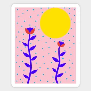 Sunny flowers Magnet